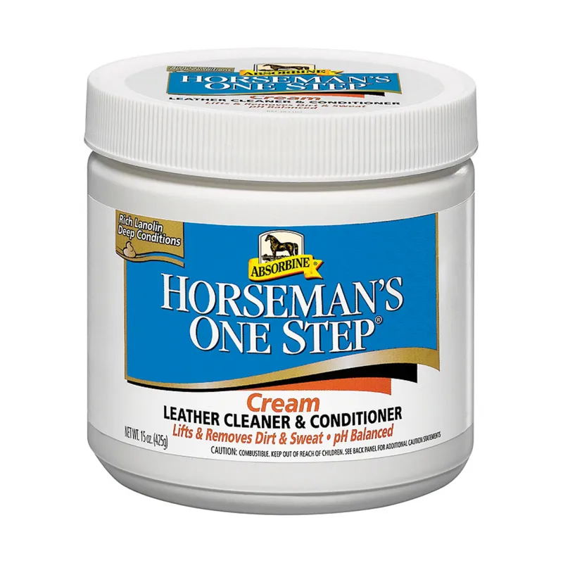 Absorbine Horsemans One Step Leather Cream and Conditioner 425g